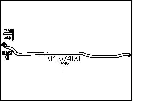 Centre Muffler MTS 01.57400