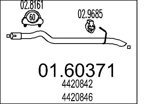 Rear Muffler MTS 01.60371