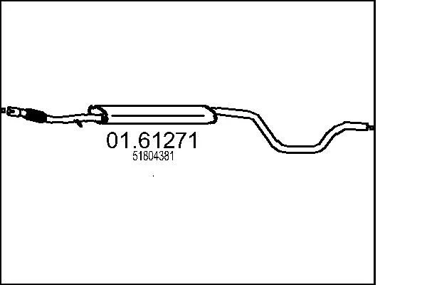Rear Muffler MTS 01.61271