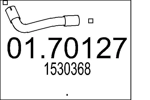 Exhaust Pipe MTS 01.70127