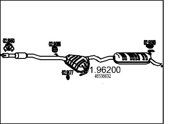 Rear Muffler MTS 01.96200