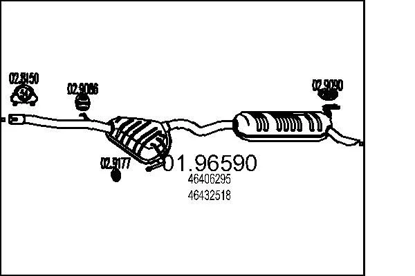 Rear Muffler MTS 01.96590
