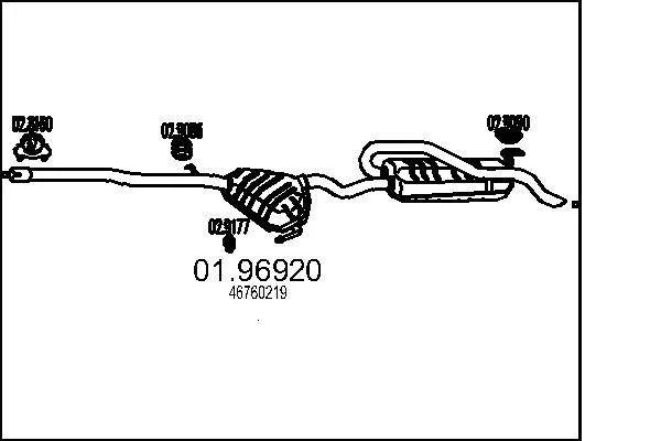 Rear Muffler MTS 01.96920
