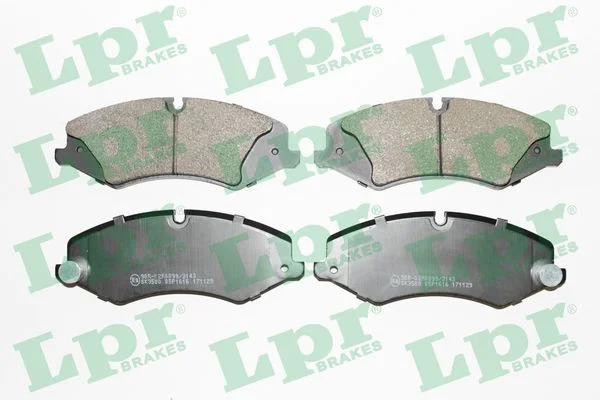 Conjunto de pastilhas de travão de disco LPR 05P1616