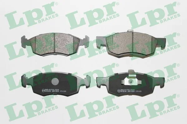 Conjunto de pastilhas de travão de disco LPR 05P1654
