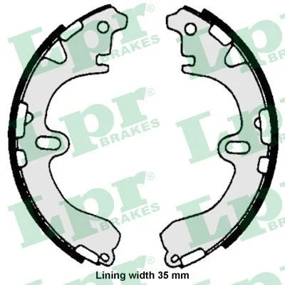Brake Shoe Set LPR 06720