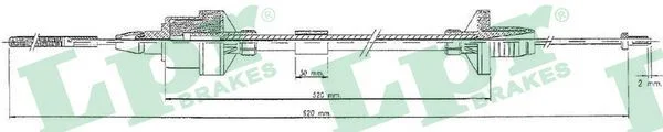 Cable Pull, clutch control LPR C0123C