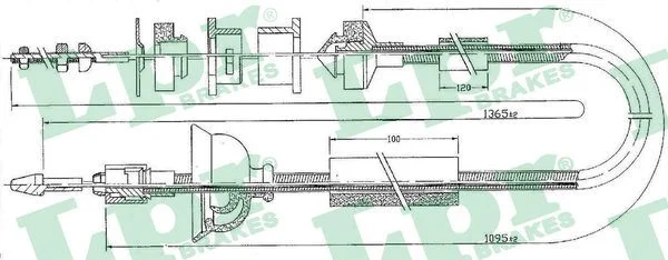 Cable Pull, clutch control LPR C0170C