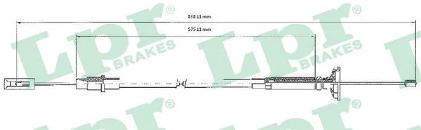 Cable Pull, clutch control LPR C0263C