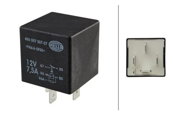 Relay, main current HELLA 4RA 007 507-071