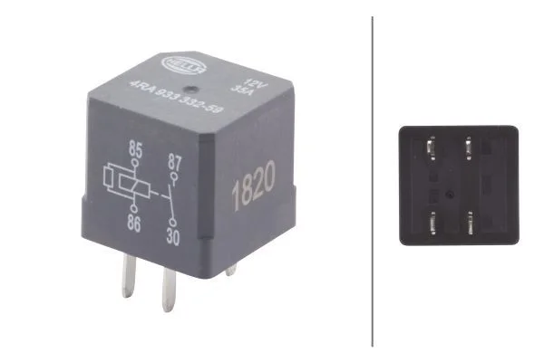 Relay, main current HELLA 4RA 933 332-591