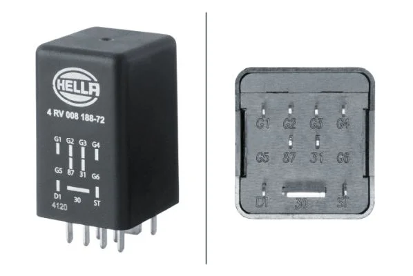 Unidade de controlo, tempo de incandescência HELLA 4RV 008 188-721
