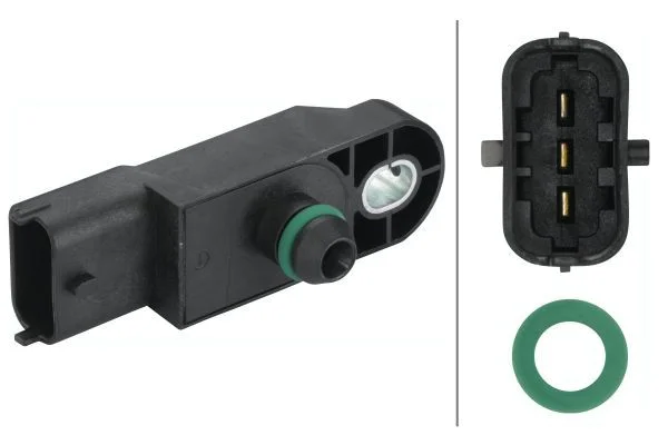 Sensor, pressão do turbo HELLA 6PP 009 400-751