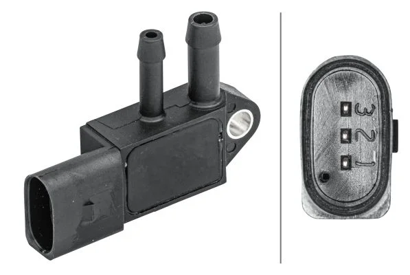 Sensor, pressão de escape HELLA 6PP 009 409-231