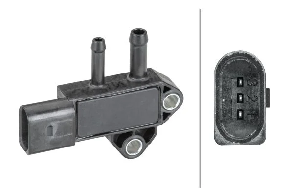 Sensor, pressão de escape HELLA 6PP 009 409-361