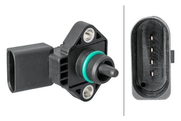 Sensor, pressão do turbo HELLA 6PP 358 152-011