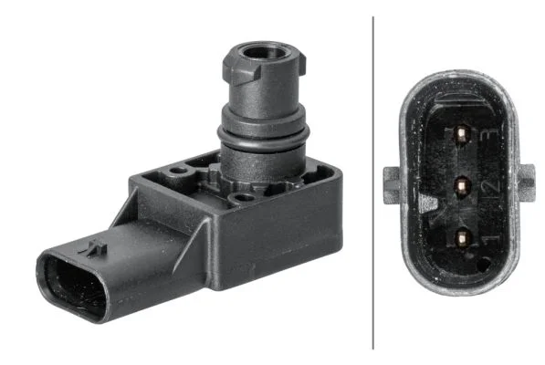 Sensor, pressão do turbo HELLA 6PP 358 152-111