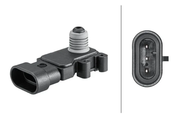 Sensor, pressão do turbo HELLA 6PP 358 152-141
