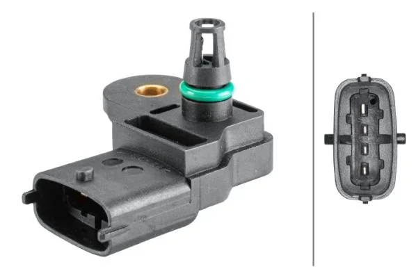 Sensor, pressão do turbo HELLA 6PP 358 152-331