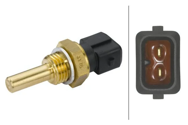 Sensor, temperatura do líquido de refrigeração HELLA 6PT 009 107-471