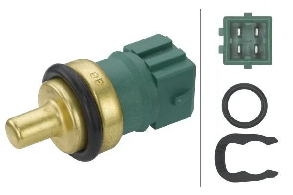 Sensor, temperatura do líquido de refrigeração HELLA 6PT 009 107-541
