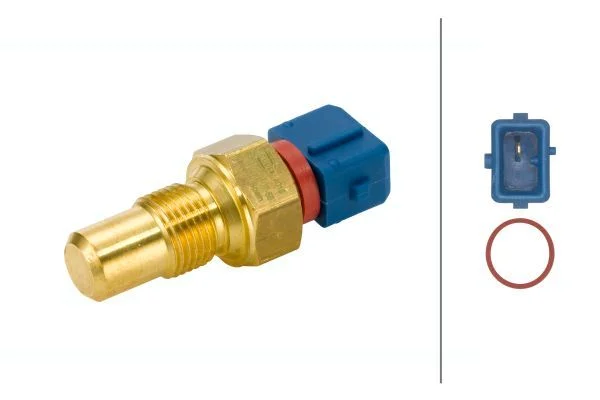 Sensor, oil temperature HELLA 6PT 009 107-681