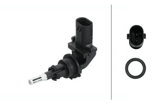 Sensor, temperatura do ar de admissão HELLA 6PT 009 109-341