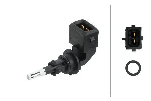 Sensor, temperatura do ar de admissão HELLA 6PT 009 109-351