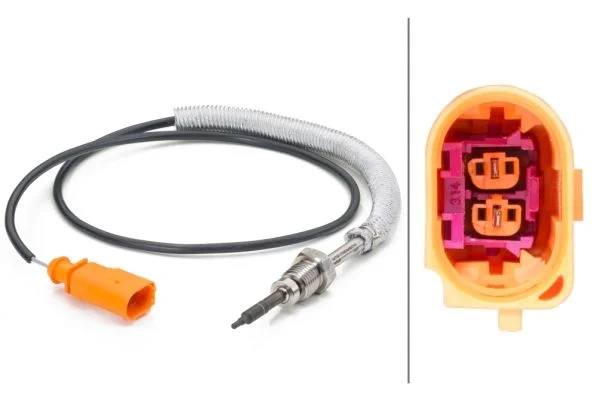 Sensor, temperatura dos gases de escape HELLA 6PT 014 494-051