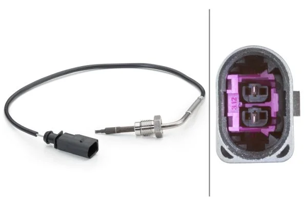 Sensor, temperatura dos gases de escape HELLA 6PT 014 494-101