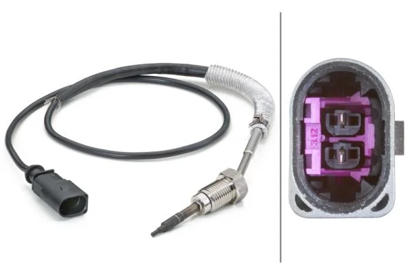 Sensor, temperatura dos gases de escape HELLA 6PT 014 494-261