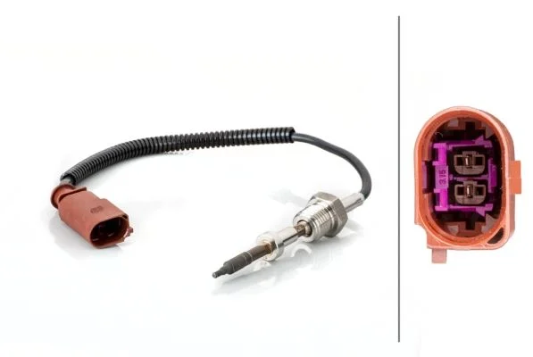 Sensor, temperatura dos gases de escape HELLA 6PT 014 494-721