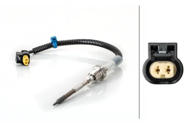 Sensor, temperatura dos gases de escape HELLA 6PT 014 495-041