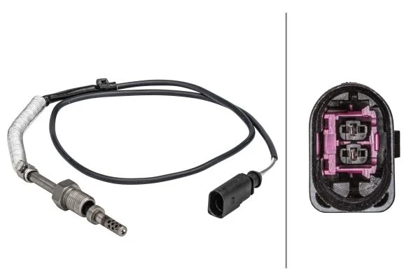 Sensor, temperatura dos gases de escape HELLA 6PT 358 181-111