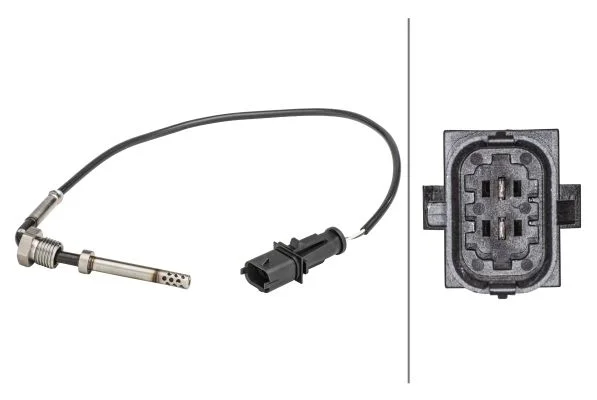 Sensor, temperatura dos gases de escape HELLA 6PT 358 181-201