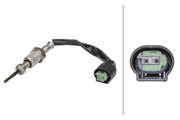 Sensor, temperatura dos gases de escape HELLA 6PT 358 181-261