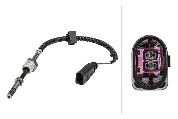 Sensor, temperatura dos gases de escape HELLA 6PT 358 181-311