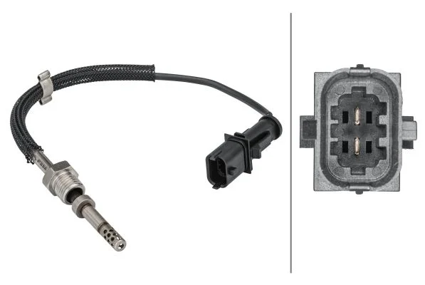 Sensor, temperatura dos gases de escape HELLA 6PT 358 181-461