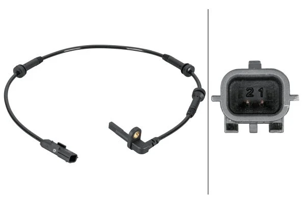 Sensor, velocidade da roda HELLA 6PU 012 806-861