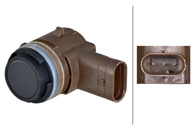 Sensor, controlo da distância de estacionamento HELLA 6PX 358 270-601