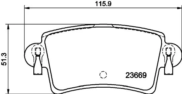 Conjunto de pastilhas de travão de disco HELLA 8DB 355 009-421