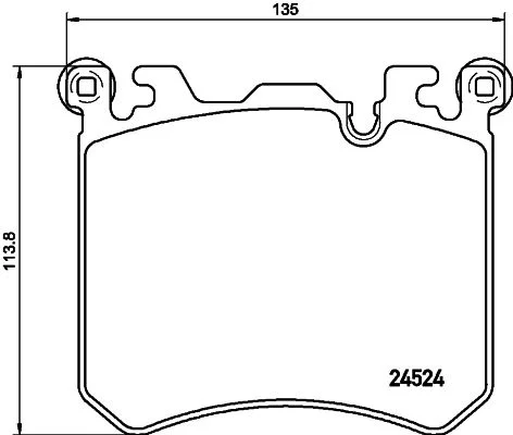 Brake Pad Set, disc brake HELLA 8DB 355 020-431