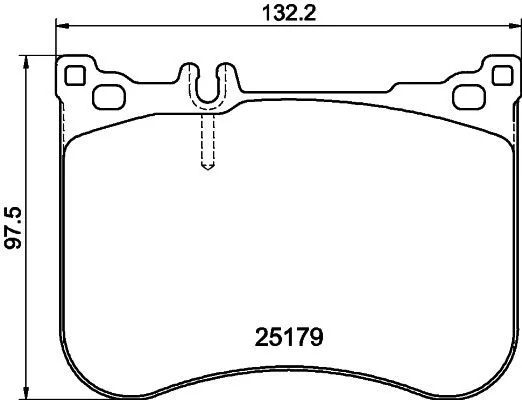 Brake Pad Set, disc brake HELLA 8DB 355 020-581