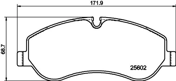 Conjunto de pastilhas de travão de disco HELLA 8DB 355 020-691