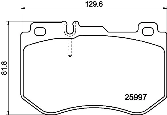 Brake Pad Set, disc brake HELLA 8DB 355 021-741