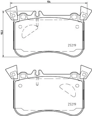 Brake Pad Set, disc brake HELLA 8DB 355 021-771