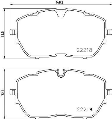 Brake Pad Set, disc brake HELLA 8DB 355 024-731
