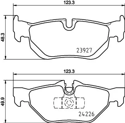 Conjunto de pastilhas de travão de disco HELLA 8DB 355 031-781
