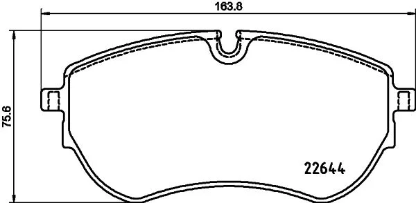 Conjunto de pastilhas de travão de disco HELLA 8DB 355 037-731