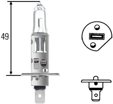 Lâmpada, farol HELLA 8GH 002 089-153
